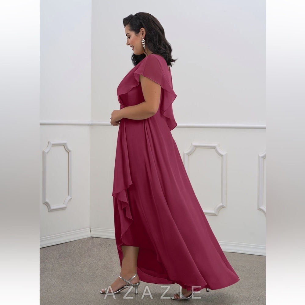 Azazie Eliza Dress in Mulberry - Picture 5 of 9